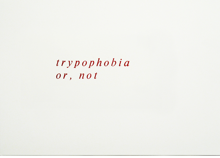Marianne Holm Hansen: Or, (trypophobia) , 2013 ©